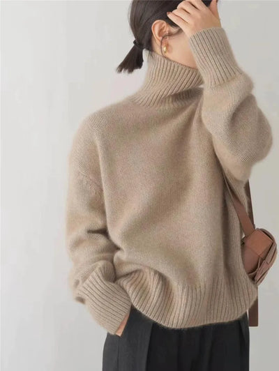 Isabella | Cashmere High Neck Sweater