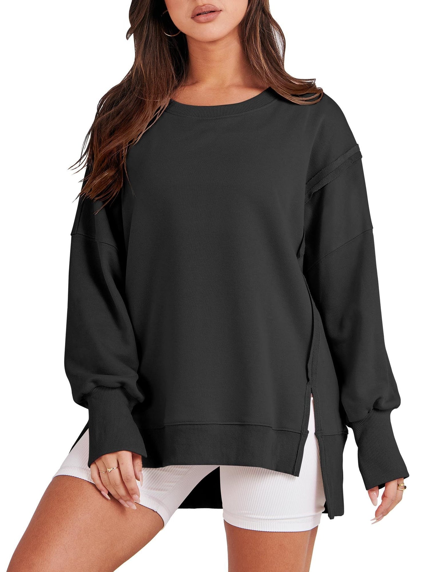 Rosie | Oversized Crew Neck Sweatshirt
